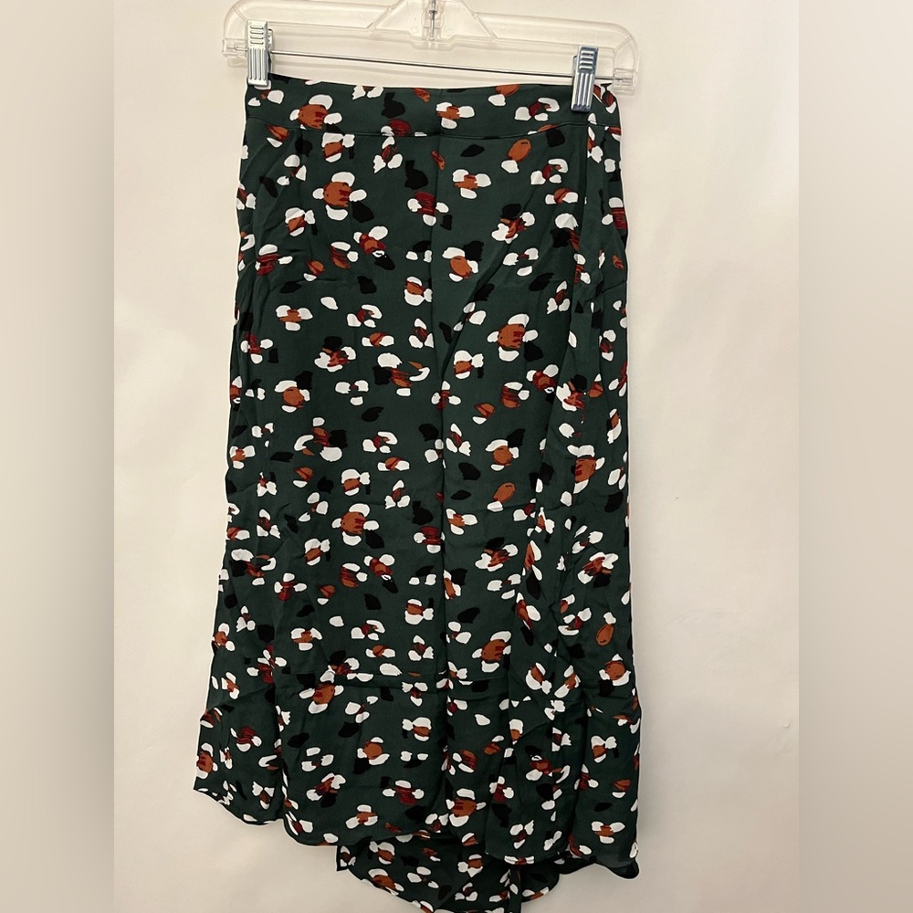 NEW Second Female by anthropologie print asymmetrical skirt size xs